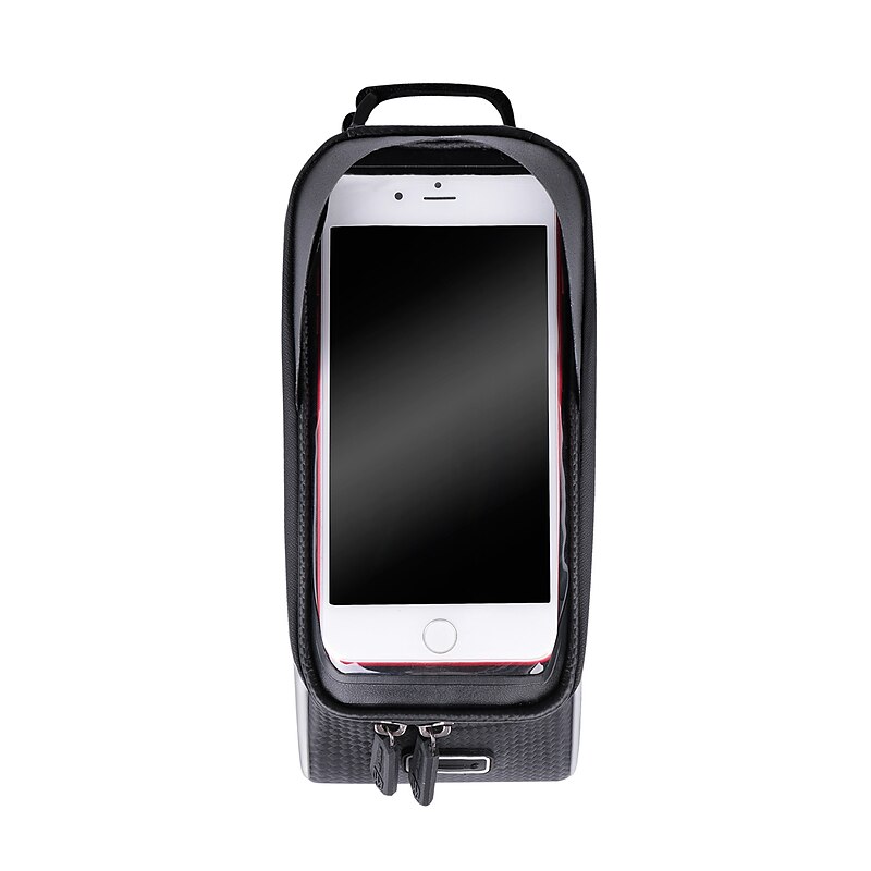 Wheel up Cell Phone Bag Bike Frame Bag Top Tube 6 inch Touchscreen Reflective Waterproof Cycling for All Phones iPhone X iPhone XR Black Road Bike Mountain Bike MTB / iPhone XS / iPhone XS Max4