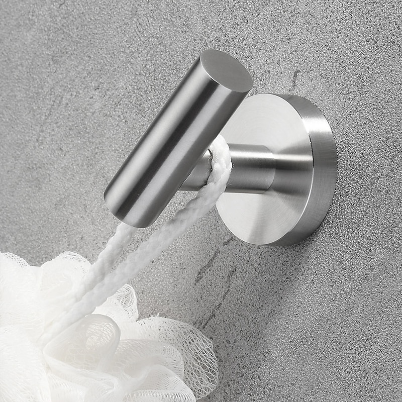 Robe Hook New Design / Adorable / Creative Contemporary / Modern Stainless Steel / Low-carbon Steel / Metal 1pc - Bathroom Wall Mounted3