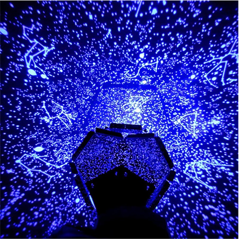 Galaxy Star LED Night Light Projector Bluetooth Music Player Rotating 3 Colours Adjustable Lights USB Cable Rechargeable Remote Control