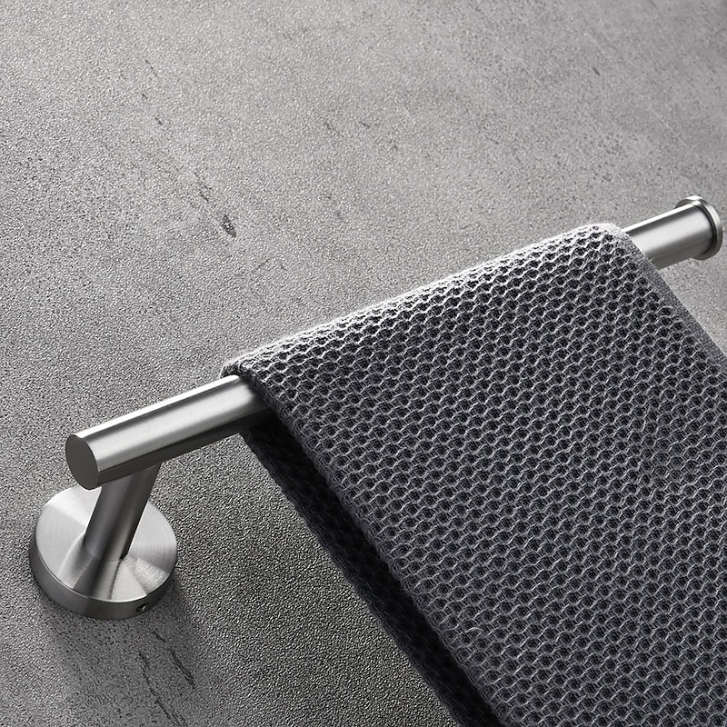 Towel Bar New Design / Adorable / Creative Contemporary / Modern Stainless Steel / Low-carbon Steel / Metal 1pc - Bathroom Wall Mounted2