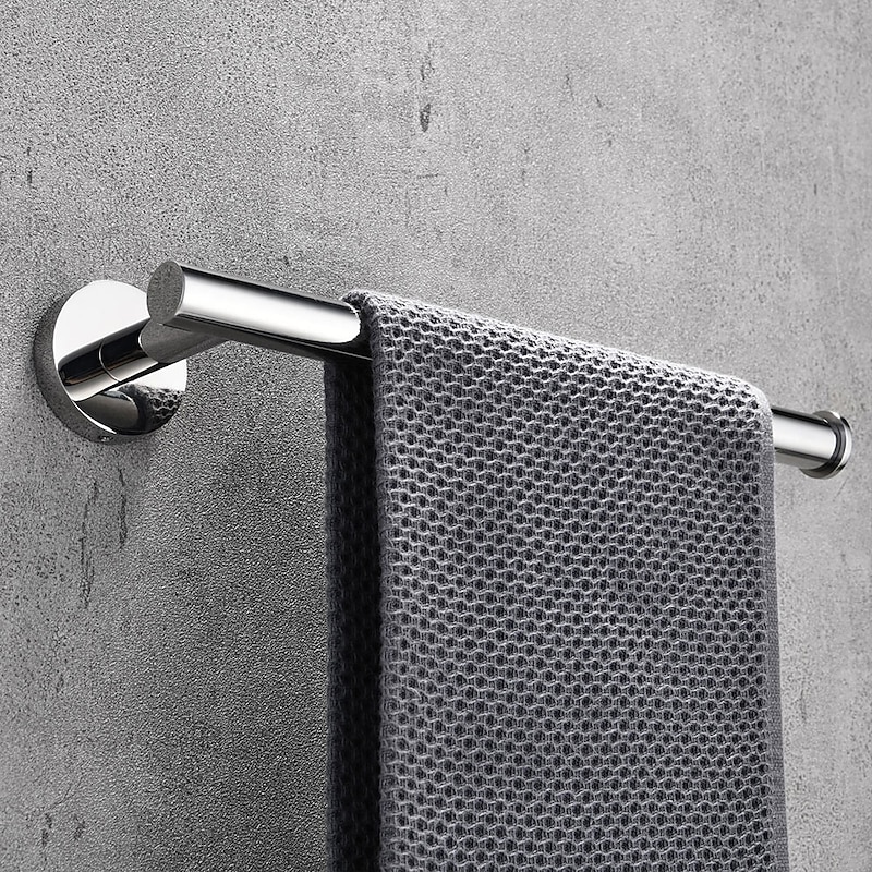 Towel Bar / Bathroom Shelf New Design / Adorable / Creative Contemporary / Modern Low-carbon Steel / Stainless Steel / Iron / Metal 1pc - Bathroom towel ring Wall Mounted2