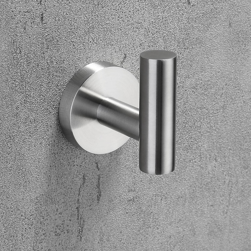 Robe Hook New Design / Adorable / Creative Contemporary / Modern Stainless Steel / Low-carbon Steel / Metal 1pc - Bathroom Wall Mounted2