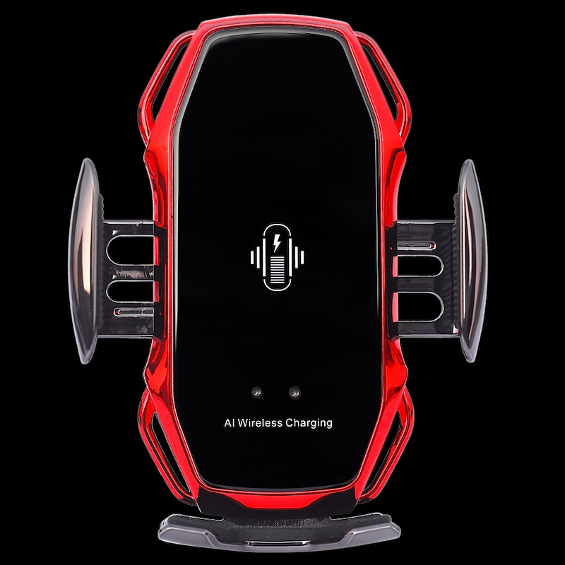 Smart Sensor Car Phone Holder Fast Charging Wireless Chargers Infrared Sensor Automati Clamping Fast Charging Phone Holder Mount Car Charger For iPhone Huawei Samsung3