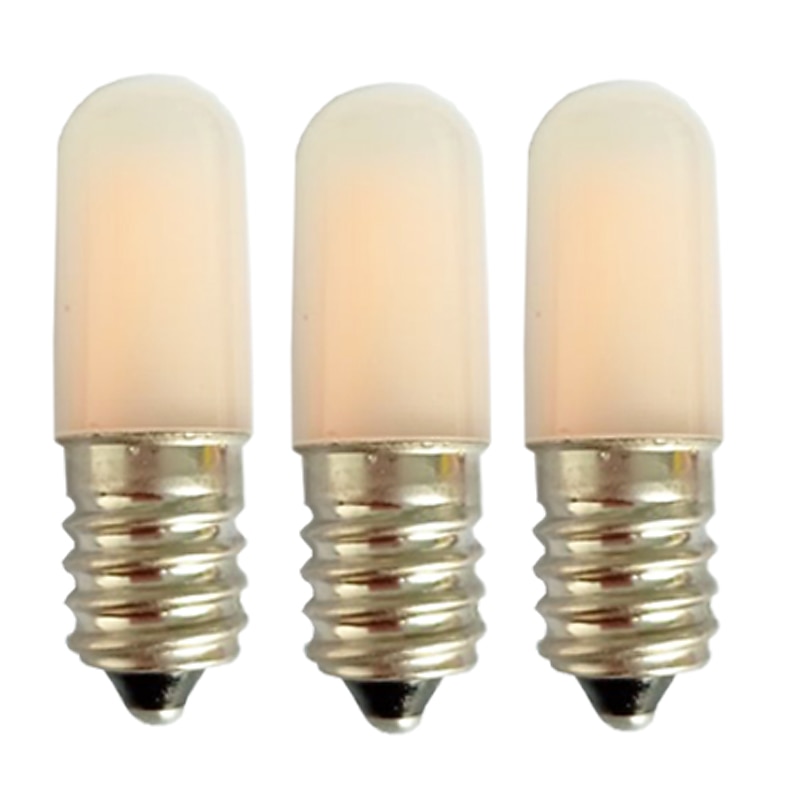 3pcs 1.5 W LED Corn Lights 80 lm E14 E12 T10 2 LED Beads Solar Power Warm White White 2025 - $11.49