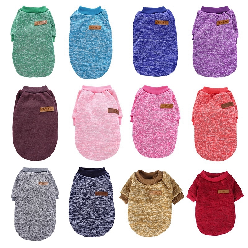 Dog Coat,Pet Dog Clothes Knitwear Dog Sweaters Soft Thickening Warm Pup Dogs Shirt Winter Puppy Dog Sweaters for Dogs