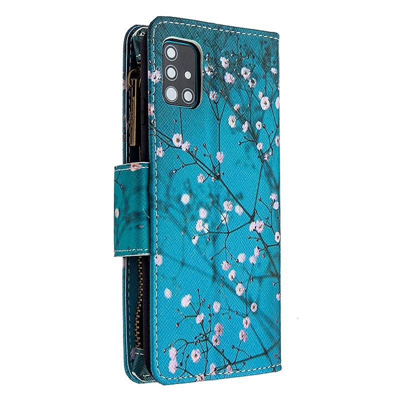 Phone Case For Samsung Galaxy S25 S24 S23 S22 S21 FE S21 Ultra Plus A34 A54 A73 A52 Wallet Case Pattern with Phone Strap Magnetic Flip Flower PU Leather3