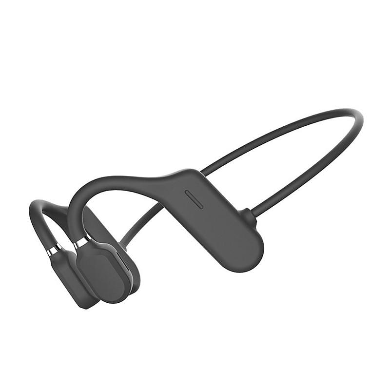 Bone Conduction Earphone Bluetooth5.0 Stereo Open Ended Design Headphone Sweatproof Waterproof 6D Surround Directional Sound Field Headset for Sport