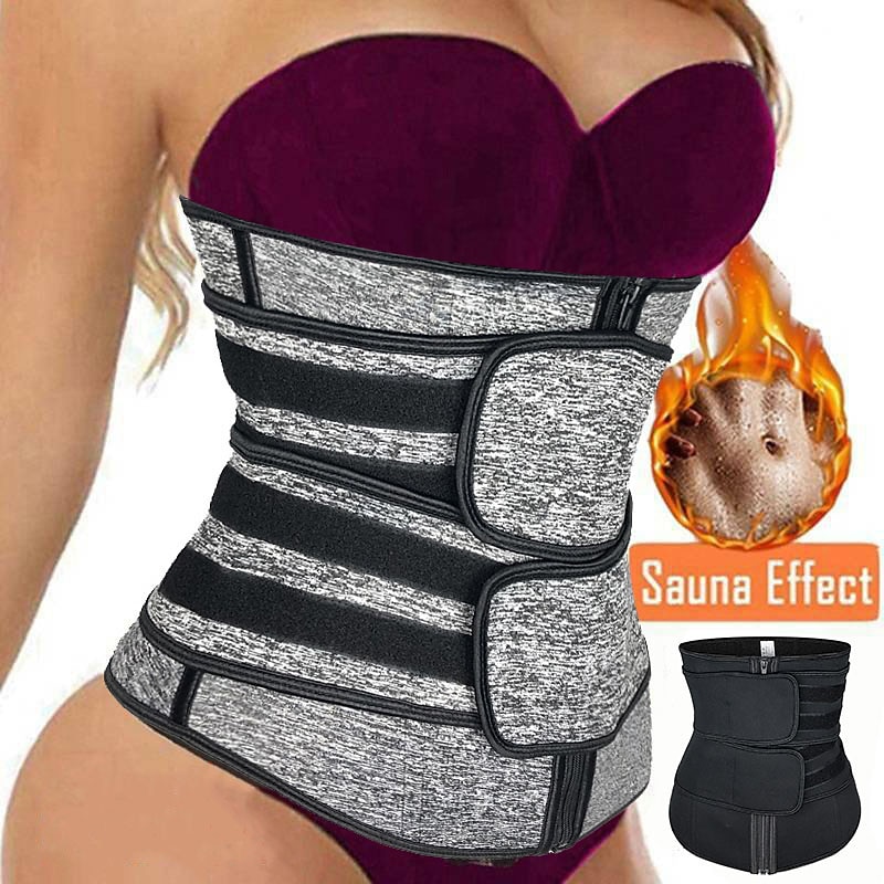 Women Men Tummy Control Waist Trainer Vest Body Shaper Neoprene Waist Trainer Shaper Slimming Belt For Home Workout Gym Workout