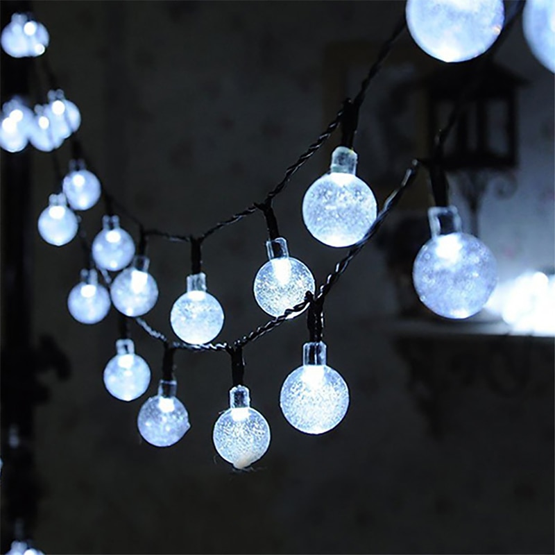 1.5m 2m 3m 4m 5m 10m 20m String Lights  High Power LED  Warm White White Blue Christmas New Year's Creative Party Decorative Garden Yard Decoration Lamp  AA Batteries Powered 1 set2