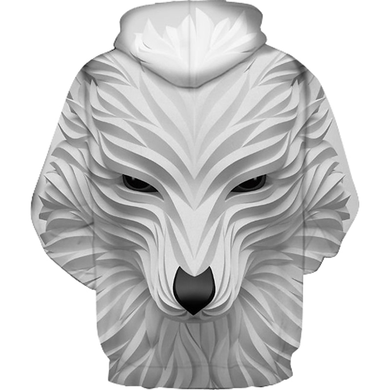 Boys 3D Animal Hoodie Long Sleeve 3D Print Spring Fall Active Basic Kids Toddler 3-12 Years Daily3