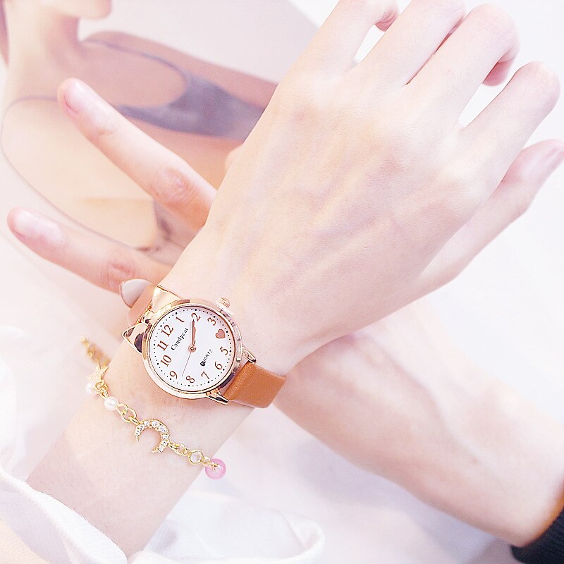 Kid's Quartz Watch Creative PU Leather Watch3