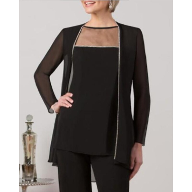 Long Sleeve Shrugs Chiffon Wedding Guest / Party / Evening Women's Wrap With Solid