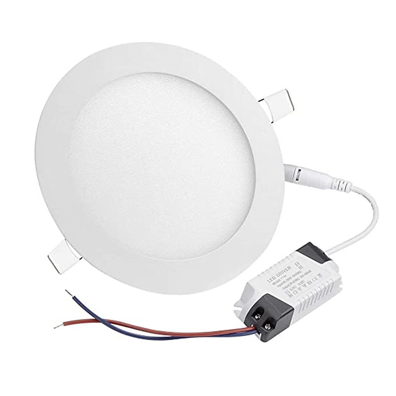 1pcs 12W Led Pancel Light LED Downlight Recessed Round LED Ceiling Lamp AC 110V 220V Led Bulb Bedroom Kitchen Indoor LED Spot Lighting