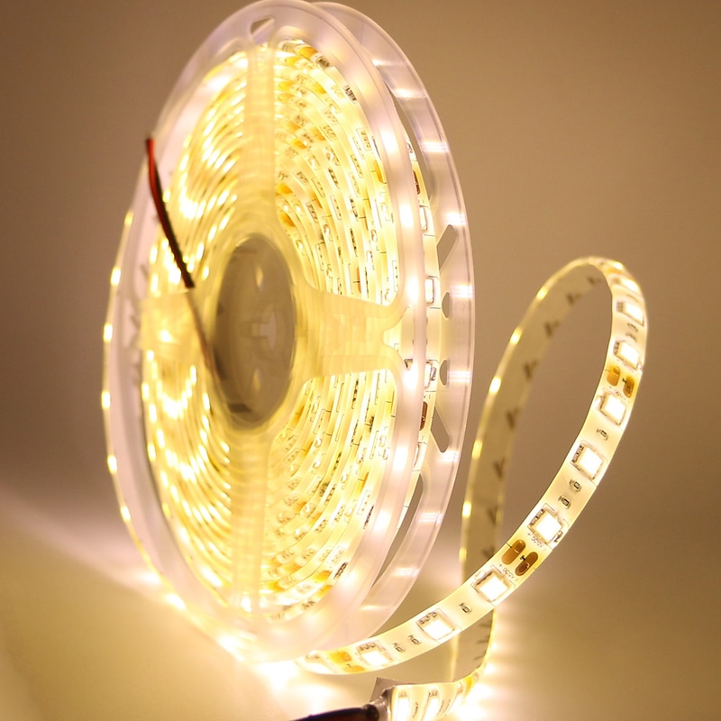 3M SMD 5050 LED Strip light Waterproof 220V 5050 LED Strip Lights Diode Tape Holiday Decoration Lamp LED String Ribbon 60LEDs/M With EU Plug2