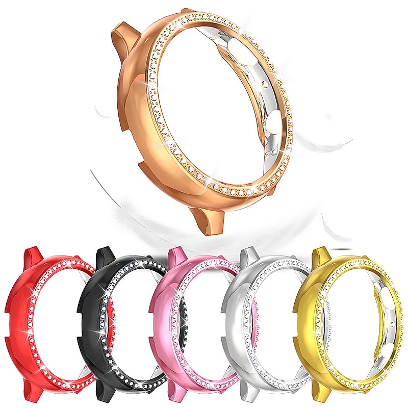 Diamond Case Watch Case Compatible with Samsung Galaxy Watch Active 2 40mm / Watch Active 2 44mm Shockproof Plastic / Hard PC Watch Cover2