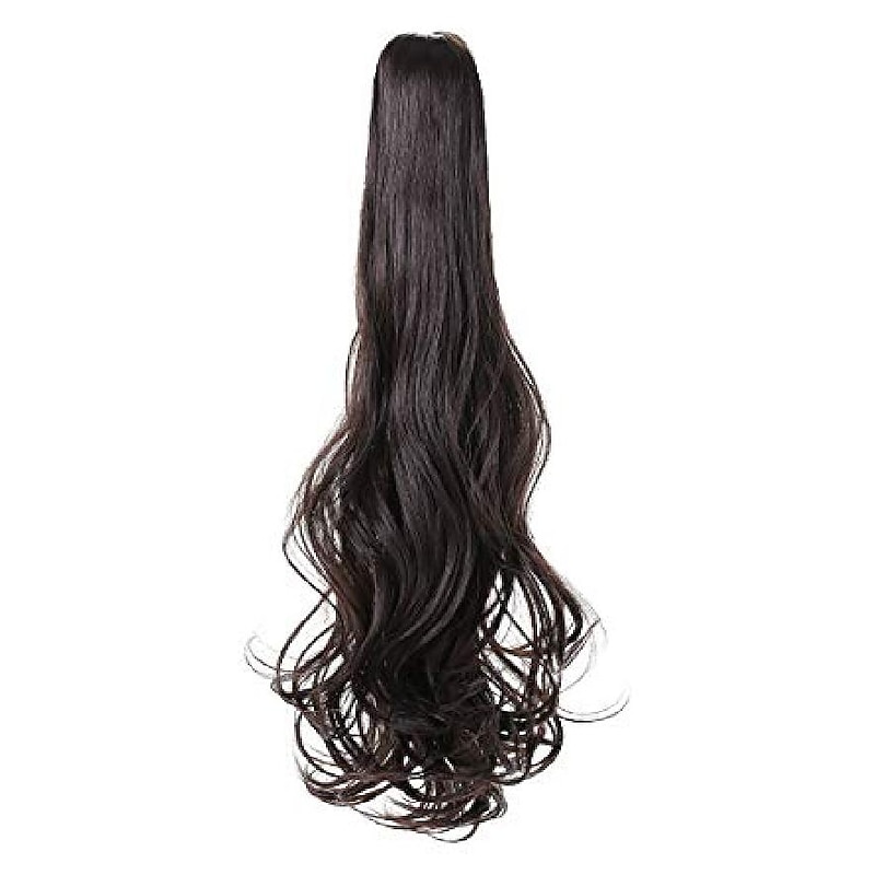 chignons Hair Bun Ponytail with Claw Synthetic Hair Hair Piece Hair Extension Wavy Party Daily Party & Evening Light Brown3