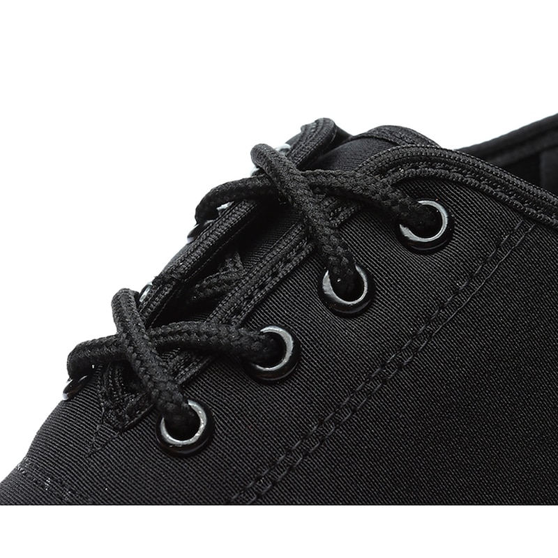 Men's Latin Shoes Practice Trainning Dance Shoes Performance Party Indoor Lace Up Split Sole Softer Insole Thick Heel Lace-up Black2