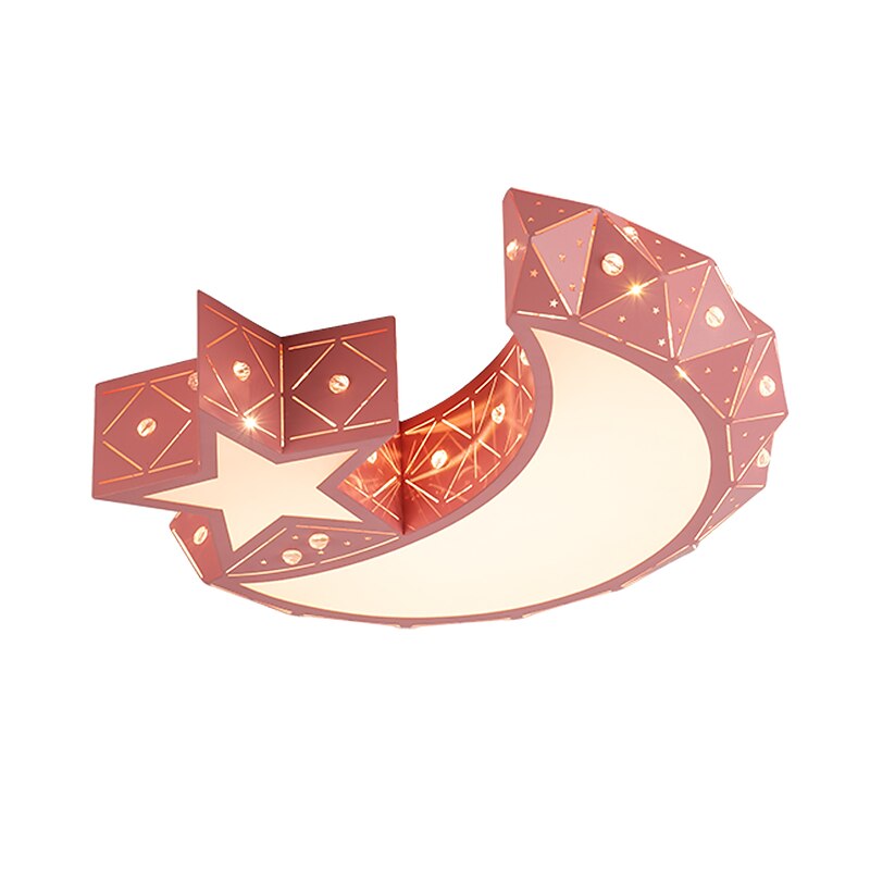 1-Light 40 cm Bulb Included Flush Mount Lights Metal Acrylic Painted Finishes Chic & Modern Star Design 110-120V / 220-240V4