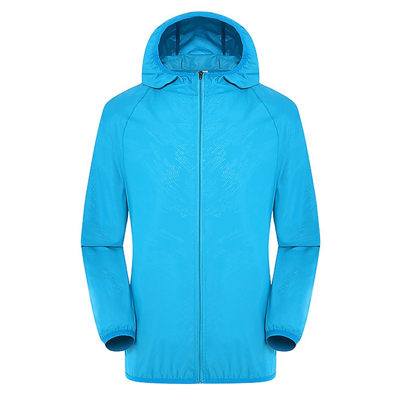 Men's Women's Windbreaker Rain Jacket Running Skin Jacket Full Zip Long Sleeve Outerwear Athleisure Fall Solid Colored Nylon Packable UV Sun Protection Windproof Quick Dry Hiking Jogging Training4