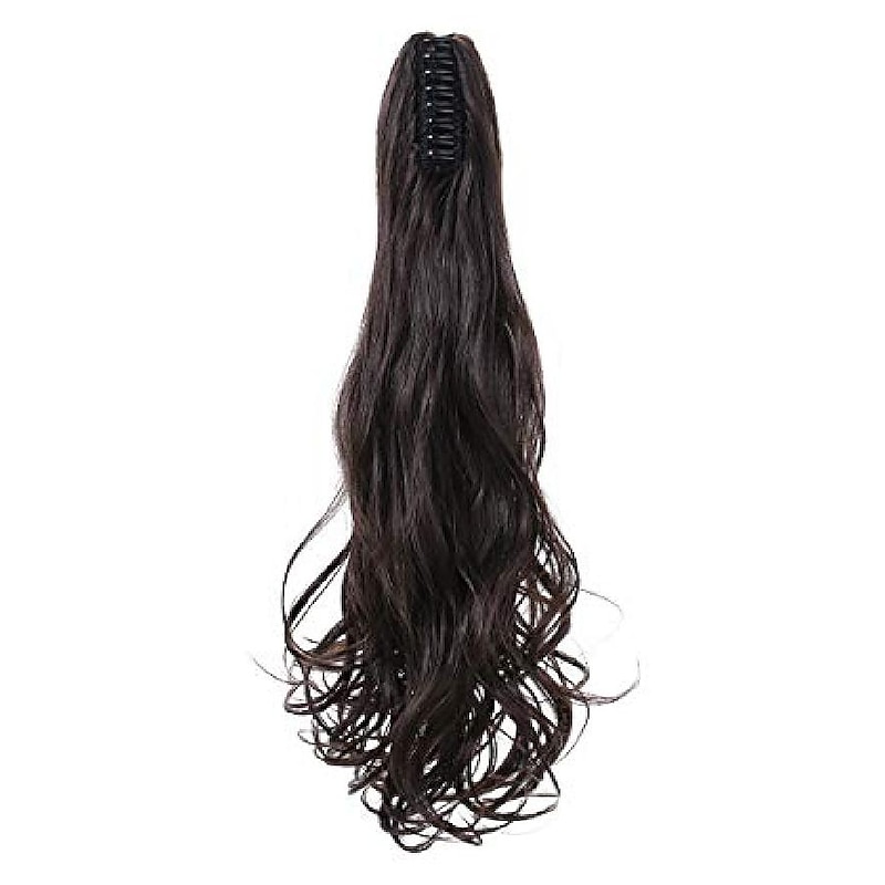 chignons Hair Bun Ponytail with Claw Synthetic Hair Hair Piece Hair Extension Wavy Party Daily Party & Evening Light Brown2