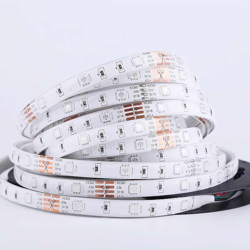 20m 15m 10m LED Strip Light Waterproof RGB Bluetooth APP Control Music Sync 5050 SMD Color Changing Backlight Home Party Decoration3