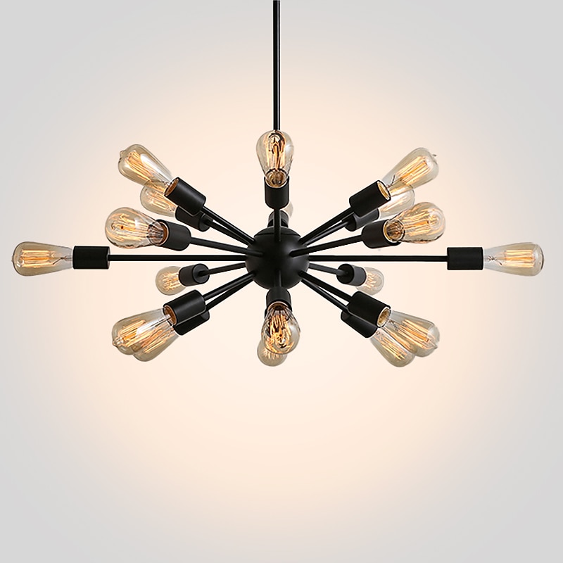 12/18/20 Heads Designers Chandelier Metal Pendant Light Sputnik Painted Finishes Traditional / Classic 110-120V / 220-240V4