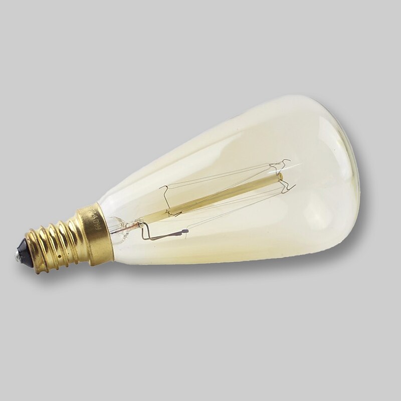 1pc Edsion Bulb 40W E14 ST48 Warm White 2300k Incandescent Vintage Edison Light Bulb 220-240V4
