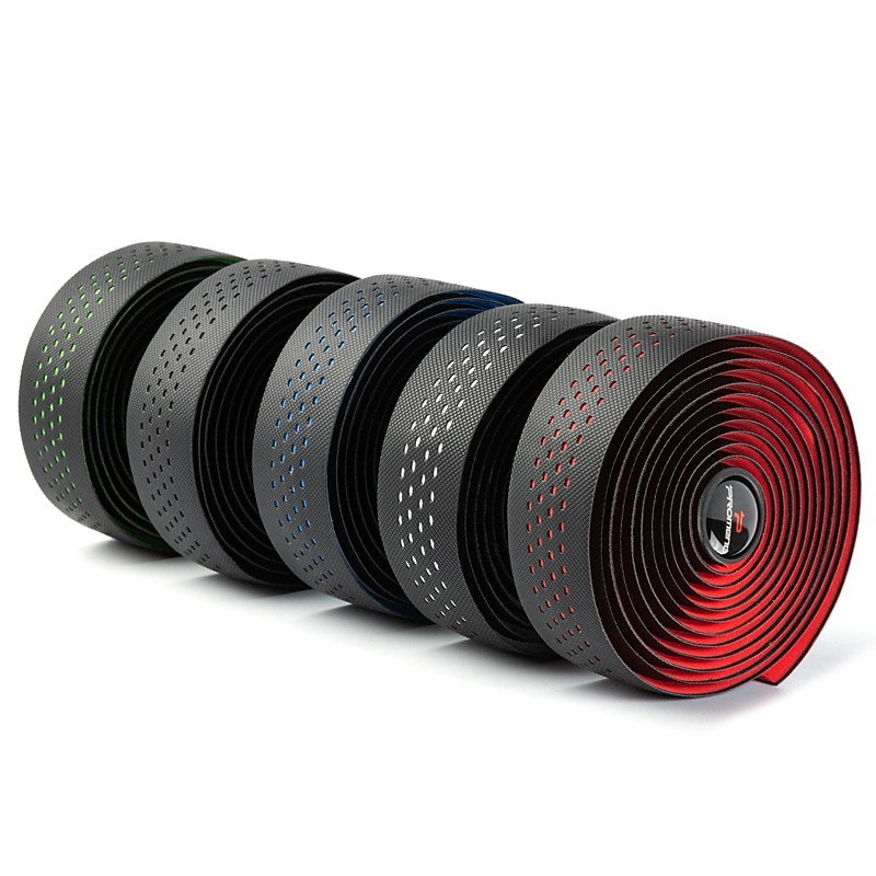 Bike Handlebar Tape Cycling Wearproof Skidproof Comfortable Safety For Road Bike Mountain Bike MTB Cycling Bicycle PU(Polyurethane) Black / Red Black Yellow 1 pcs3