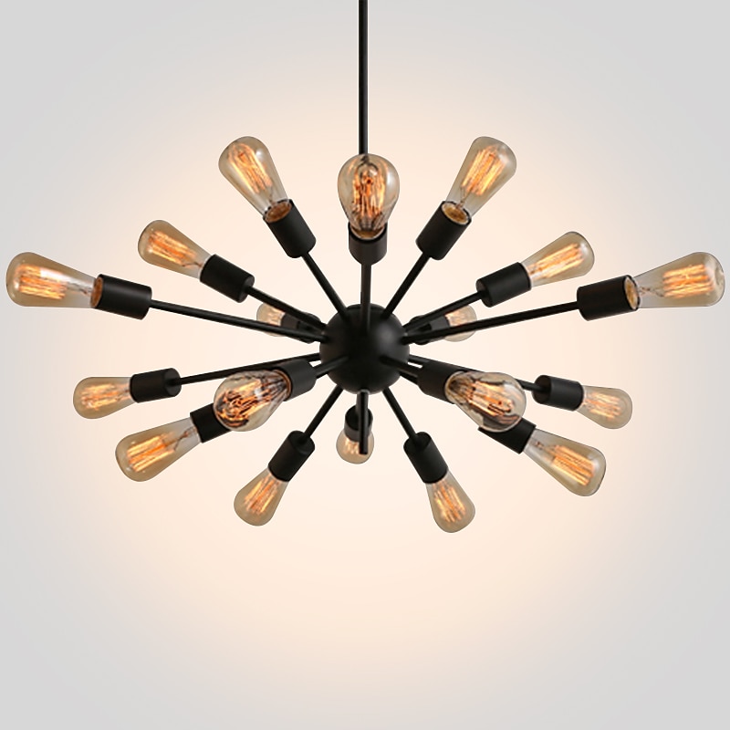 12/18/20 Heads Designers Chandelier Metal Pendant Light Sputnik Painted Finishes Traditional / Classic 110-120V / 220-240V2