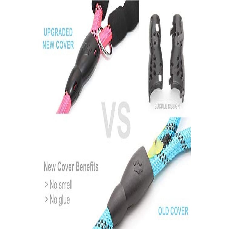 Strong Dog Leash With Comfortable Padded Handle And Highly Reflective Threads Dog Leashes For Small Medium And Large Dogs3