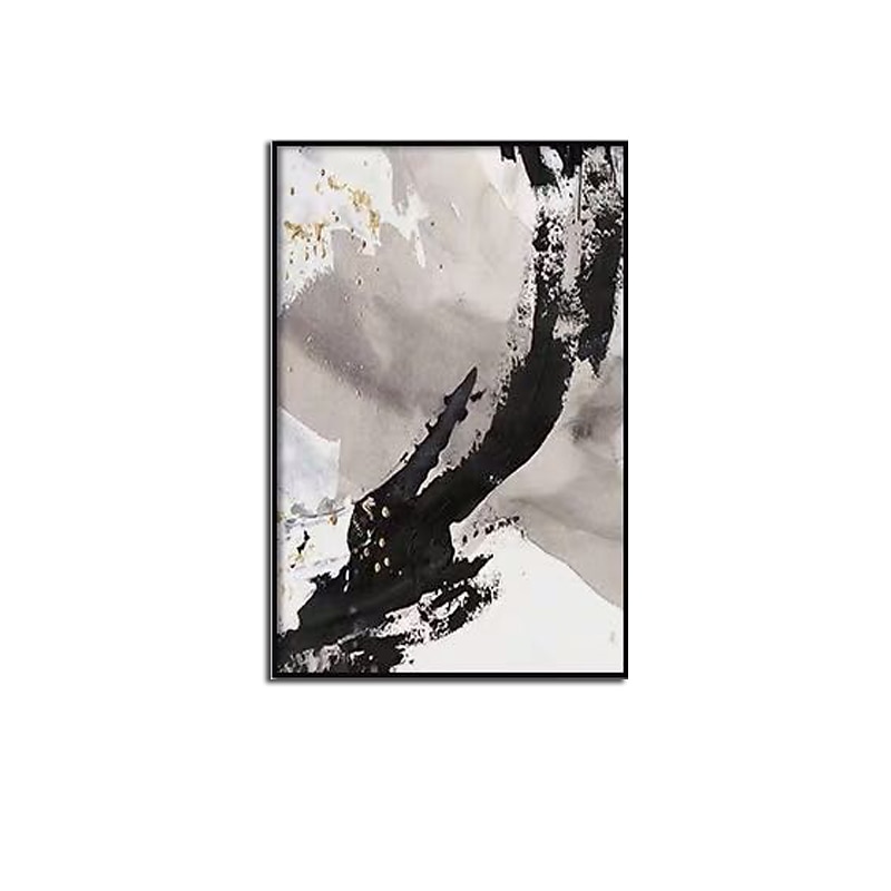 Oil Painting Hand Painted Vertical Abstract Landscape Comtemporary Modern Rolled Canvas (No Frame)4