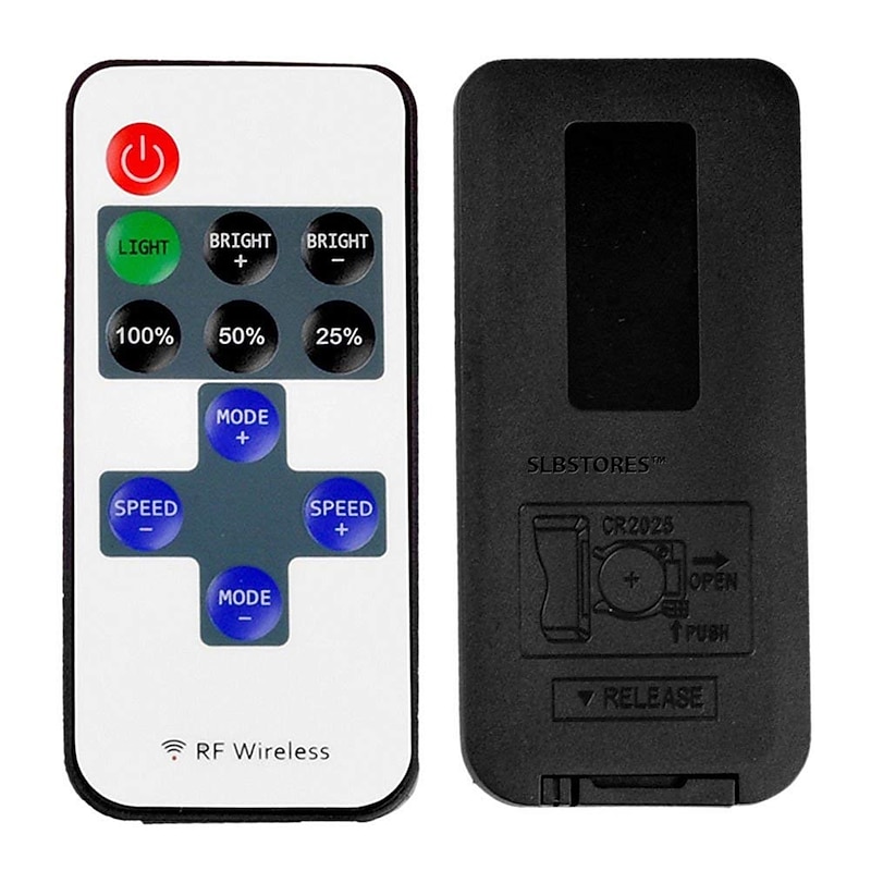 1PC 11-key RF Mini Wireless Remote Controller With DC Connector For Single Color 3528 5050 LED Strip Lights DC12-24V3