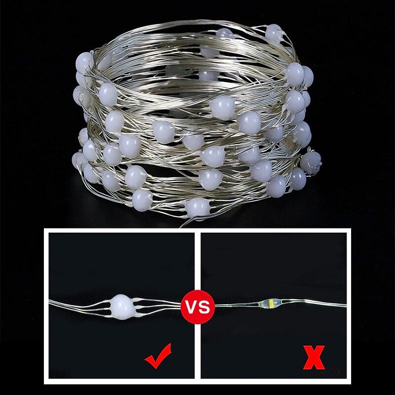 33Ft RGB Fairy String Lights, 100 LED Waterproof Twinkle Lights with 32-Key Remote Control for Christmas Holiday Decoration3