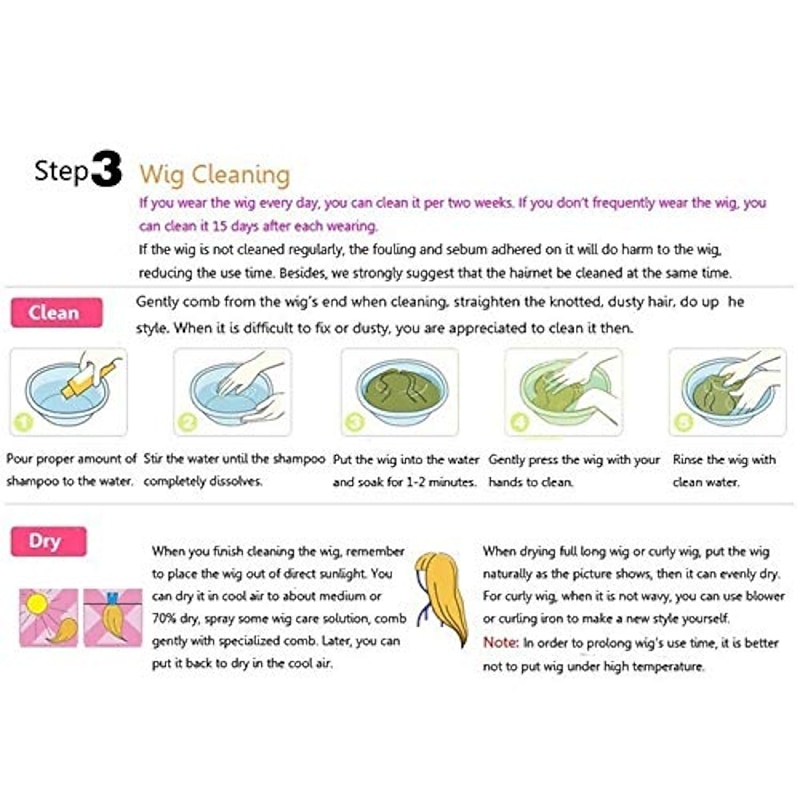 Cosplay Costume Wig Wavy Middle Part Wig One Color Synthetic Hair Men's Brown3