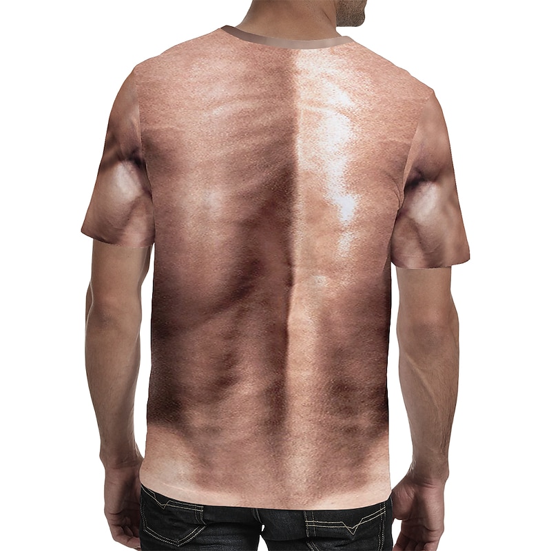 Men's Plus Size T shirt Tee Big and Tall Graphic Crew Neck Print Short Sleeve Summer Designer Muscle Big and Tall Work Daily Tops4