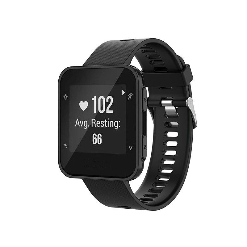 Watch Band for Garmin Forerunner 35/30, Approach S10 Silicone Replacement  Strap Breathable Sport Band Classic Buckle Wristband4