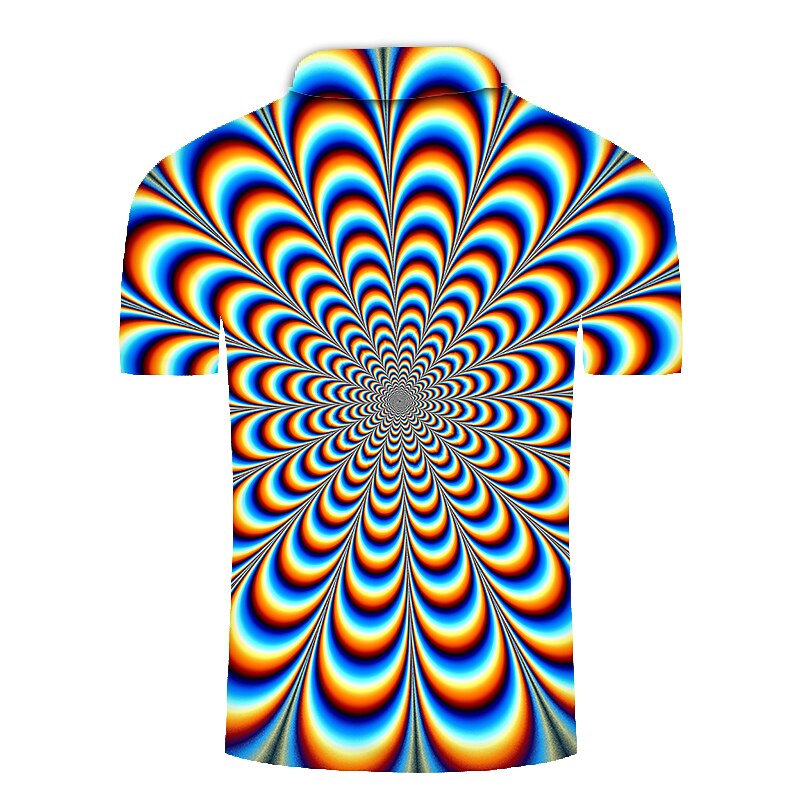 Men's American Flag Veterans Polo Shirts Golf Shirt Short Sleeve Polo Shirts Collared Shirts Casual Streetwear Vacation Wear Party Outfits Buttons 3D Print A Sea Blue Black2