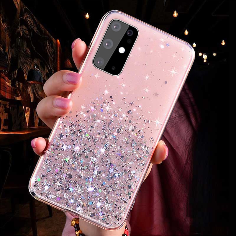 Phone Case For Samsung Galaxy S25 S24 S23 S22 S21 FE S21 Ultra Plus A14 A54 A73 A33 Back Cover Glitter Shine Glitter Shine TPU3