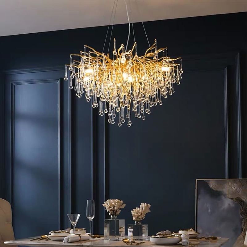 80 cm Chandelier Pendant Light Luxury Gold Modern Fashion 110-120V 220-240V4
