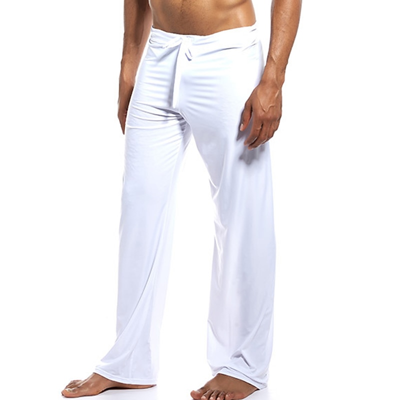 Men's Yoga Pants Drawstring Quick Dry Lightweight Fitness Gym Workout Running Pants / Trousers Bottoms White Black Gray Sports Activewear Stretchy Loose2