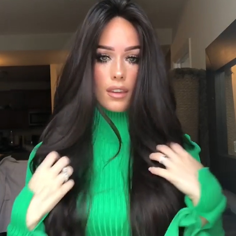 Black Wigs For Women Synthetic Wig Body Wave Middle Part Wig Long Very Long Black Synthetic Hair 26 Inch Women's Middle Part Party Fluffy Black2