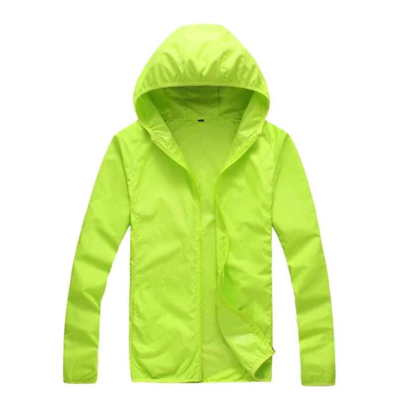 Men's Women's Cycling Jacket Rain Jacket Solid Color Long Sleeve Bike Windbreaker Top with 3 Rear Pockets Mountain Bike MTB Waterproof Sunscreen Windproof UV Protection Sports White Pink Royal Blue4
