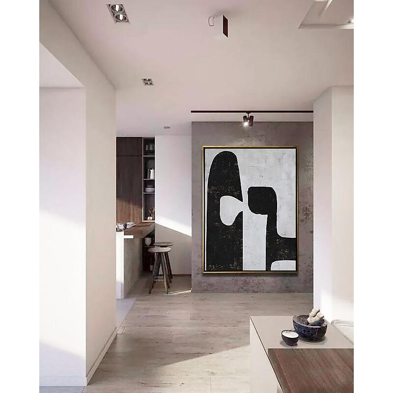 100% Hand-Painted Oil Painting On Canvas,Modern Abstract  Pattern,Oil Painting Paintings Art Abstract Mural Poster Wall Painting Design,Gallery Artwork for Living Room3