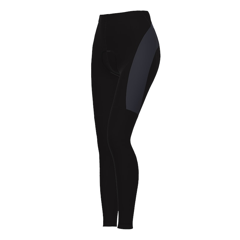 Women's Solid Color Patterned Cycling Tights Bike Pants Tights Winter Mountain Bike MTB Road Bike Cycling Sports 3D Pad Quick Dry Wearable Soft Black Yellow Clothing Apparel Bike Wear3