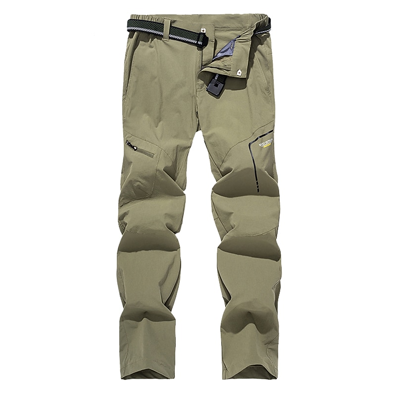 Women's Hiking Pants Trousers Outdoor Waterproof Skin Friendly Quick Dry Lightweight Pants / Trousers Bottoms Zipper Pocket Dark Grey Army Green Camping / Hiking Hunting Fishing S M L XL XXL2