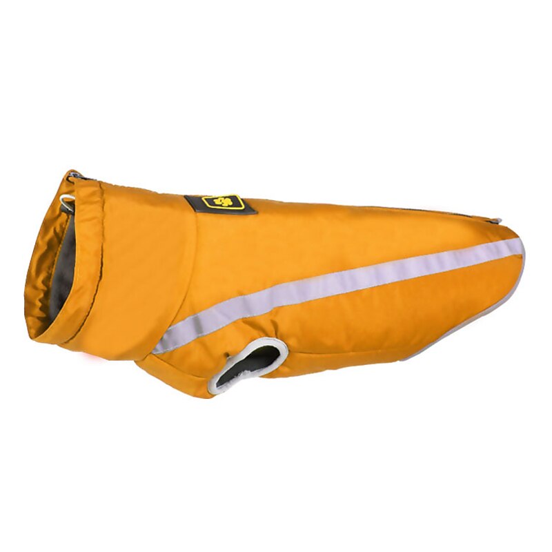 Warm Fleece Dog Winter Coat Waterproof Dog Jacket Apparel Reflective Dog Snowsuit For Medium Large Dogs2