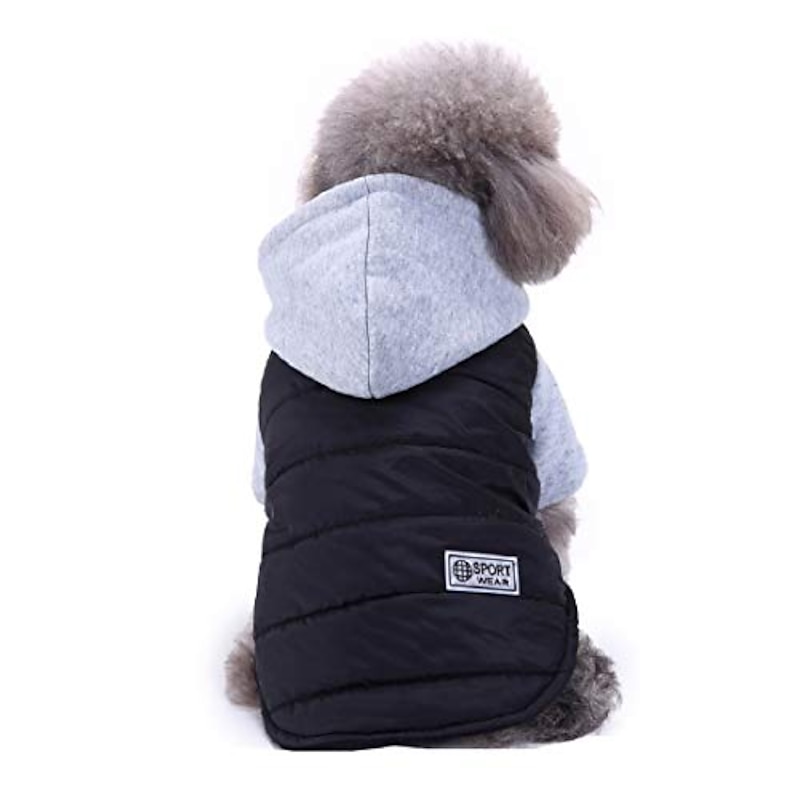Dog Coat Hoodie Jacket Waterproof Warm Fashion Outdoor Dailywear Sports Outdoor Dog Clothing