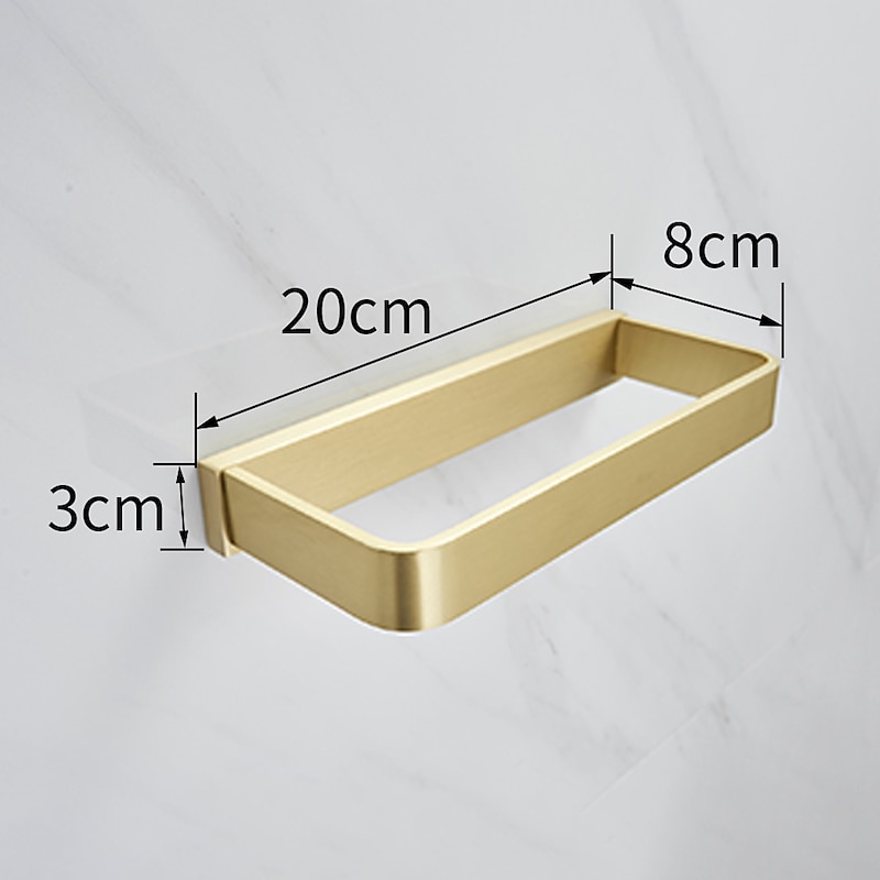 Towel Bar Creative Modern Metal 1pc - Bathroom 1-Towel Bar Wall Mounted4