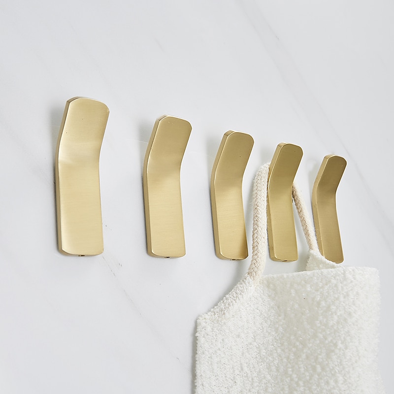 Robe Hook Creative Metal 5pcs Wall Mounted