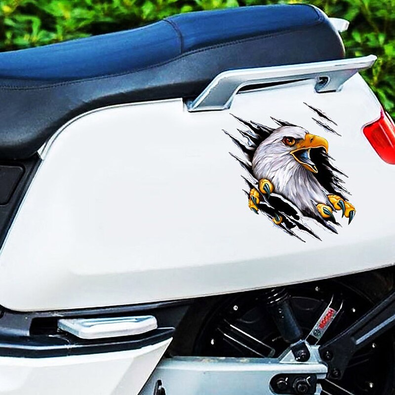 Car Stickers Decor Motorcycle Decals Eagle Decorative Accessories Creative Sunscreen Waterproof PVC Car Stickers Individuality Door Stickers  Full Car Stickers Animal 3D Stickers4